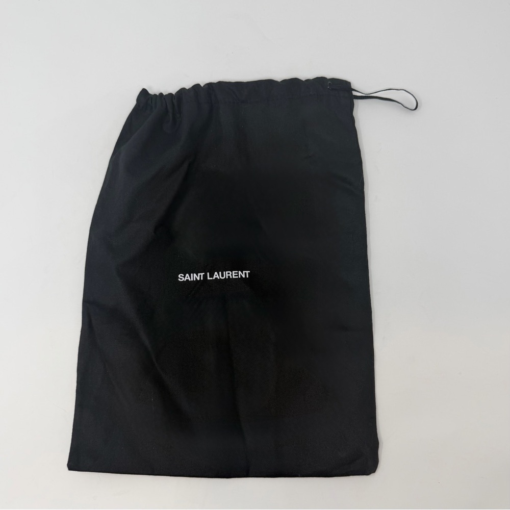 Saint Laurent Black Logo Dust Bag